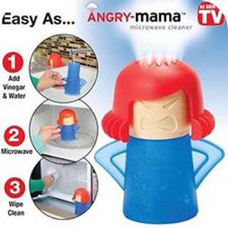 Angry Mama Cleaner ตุ๊กตาล้างไมโครเวฟ  ให้ไมโครเวฟของคุณสะอาดดูเหมือนใหม่อยู่เสมอ ด้วยตุ๊กตาทำความสะอาดไมโครเวฟ Angry Ma