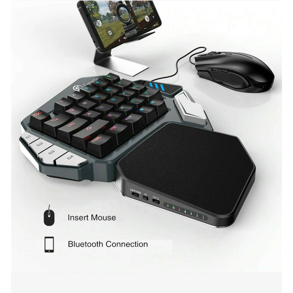 GameSir Z1 Gaming Keyboard อุปกรณ์สำหรับเล่นเกม PUBG/ ROV รับประกัน 1 ปีพร้อมกล่องสินค้า