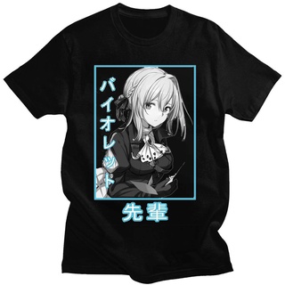 [S-5XL]Nbf3f23r97r เสื้อยืด ผ้าฝ้าย พิมพ์ลายกราฟฟิคอนิเมะ Violet Evergarden สไตล์ญี่ปุ่น ฮาราจูกุ แนวสตรีท สําหรับผู้ชาย