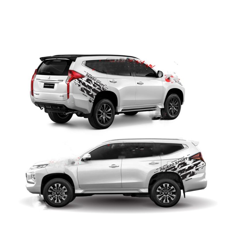 1365 แถบสติ๊กเกอร์ตัดรถ Mitsubishi PAJERO SPORT สติ๊กเกอร์