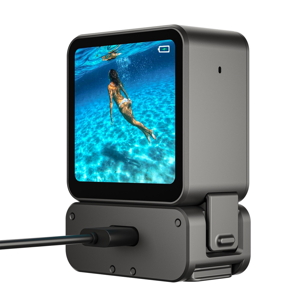 Dji ACTION 2 ฐานชาร์จแม่เหล็กพับได้ 1/4 ขาตั้งกล้องอะแดปเตอร์ Bracket Extension Mount สําหรับ DJI ACTION 2 กล้องกีฬา Vlog Holder