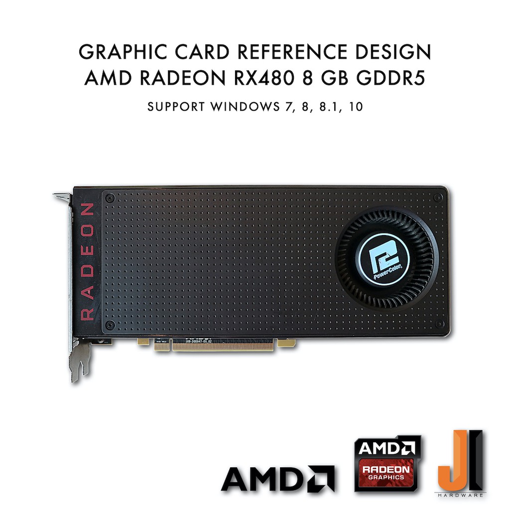 AMD Radeon RX 480 8GB 256-Bit GDDR5 (มือสอง)