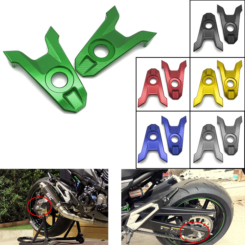 Z800 ด้านหลังส้อมเพลาโซ่ปรับสําหรับ KAWASAKI Ninja Z 800 2013-2016 อุปกรณ์เสริมรถจักรยานยนต์โซ่แกนตก