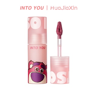 ลิปกลอส Into YOU เนื้อแมตต์กํามะหยี่ เนื้อแมตต์ ลายหมี Pixar Strawberry