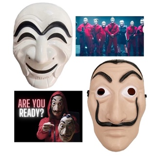 ชุดมันนี่ฮีท มันนี่ฮีท ทรชนคนปล้นโลก Money Heist Mask &amp; Suit Costume 7C290 7C253 7C249