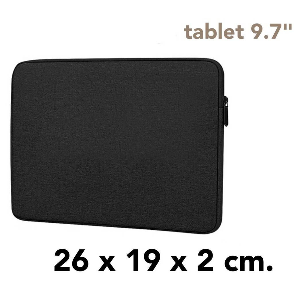 79-89 ฿  กระเป๋า Tablet แล็ปท็อป แท็บเล็ต 7.9นิ้ว -9.7นิ้ว-11นิ้ว ด้านในบุผ้าหนานุ่ม กันน้ำ กันฝุ่น กว้าง 7.5 X 10 นิ้ว