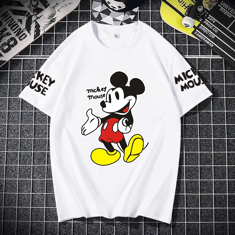 D68(พร้อมส่ง）เสื้อยืดแขนสั้ง สำหรับชายและหญิง.ลายแฟชั่งนานาชาติ ใส่เทียวออกกำลังกายได้