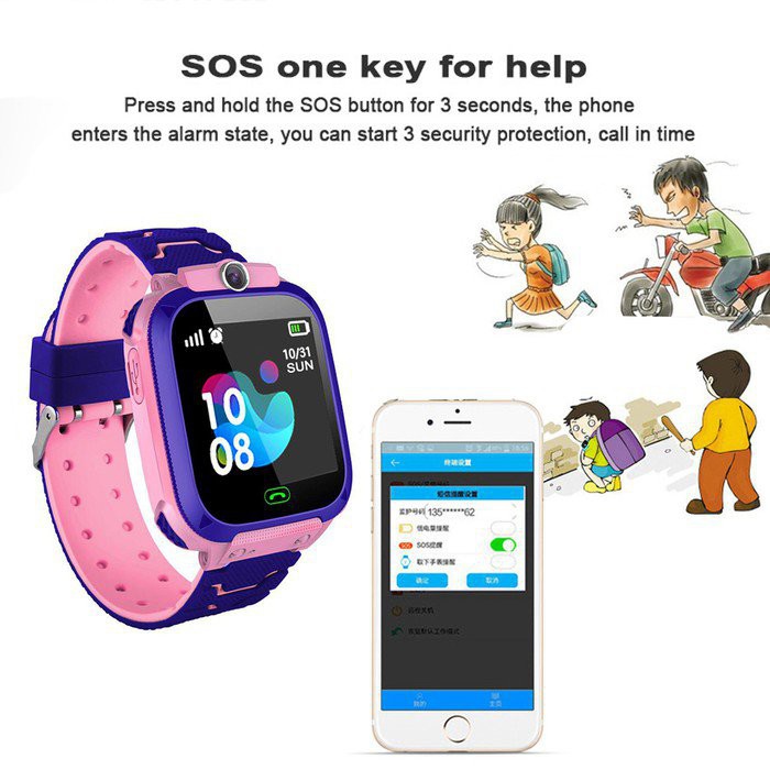 V4Q12 Smart Watch นาฬิกาสมาทร์วอทร์ ไอโม่ กันเด็กหายที่กำลังฮิตที่สุด โทรเข้าโทออกได้ มีระบบ GPS อัฟเดทภาษาไทย 3Ot0