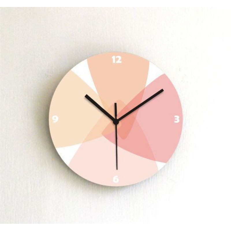 Minimalist Wood Wall Clock V2Dj Shopee Thailand