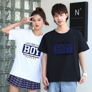 BK-400-SHORT / 7 สี ในลิงค์ เสื้อยืดคอกลม เสื้อยืดแฟชั่น ใส่ได้หญิงและชาย **ปลีก-ส่ง**