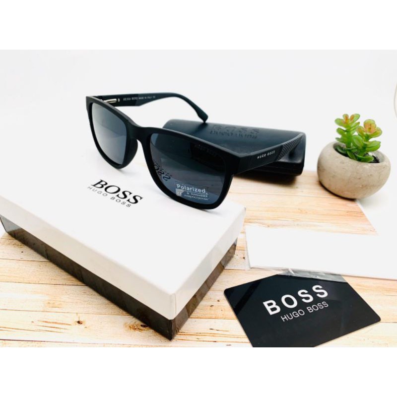 Hitam Hugo BOSS 9429 POLARIZED UV PROTECTION กระจก || แว่นกันแดด Sporty MEN& 39;S