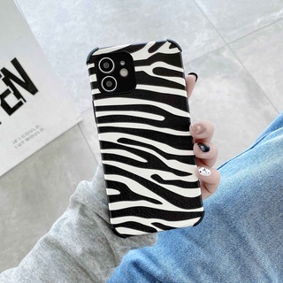 เคส Case Vivo Y72 Y52 Y20S Y12S Y11 Y15 Y20 Y12 V20Pro V21 V20SE V20 Y19 Y50 Y30 Y17 S1Pro V15Pro Y85 Y81 V9 V5S V15 S1 X50Pro X21 5G เคส tpu Zebra pattern cow pattern soft case Material lambskin anti-drop