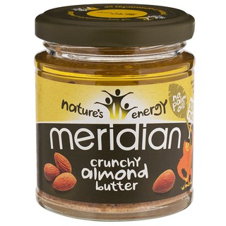 เมรีเดียนเนยอัลมอนด์ชนิดกรุบกรอบ 170กรัม Meridian Crunchy Almond Butter 170 gm.