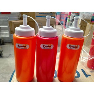 ขวดบีบซอสใหญ่ขนาด 950 ML สูง 26 cm ราคาใบละ 35 บาท