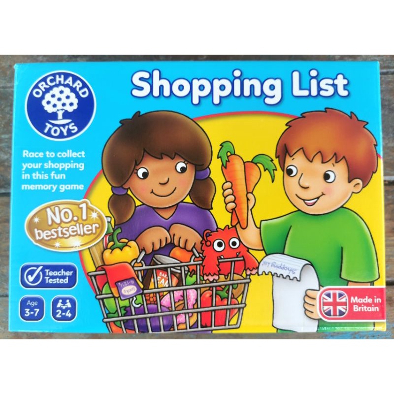 Orchard Toys เกมส์เสริมทักษะ Shopping List Game