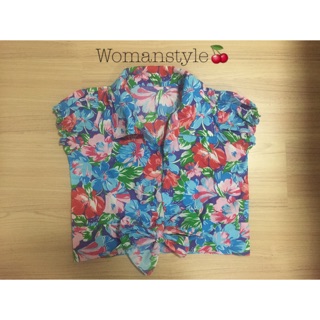 เสื้อเอวลอย ผูกเอว ส่งฟรีลงทะเบียน