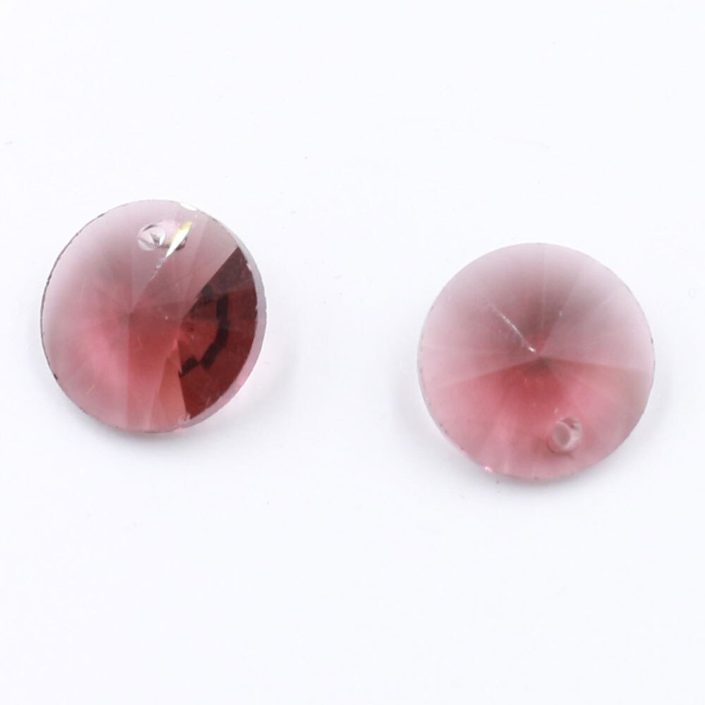 ลูกปัดคริสตัล Rivoli ทรงกลมสําหรับทําเครื่องประดับสร้อยคอแหวนแฟนซี 50 ชิ้น 8 มม
 - รูปที่ 4