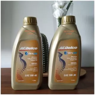น้ำมันเครื่องดีเซลAcdelco5w-30,40สังเคราะห์แท้เด๊กซอส1,2 ขวดลิตร