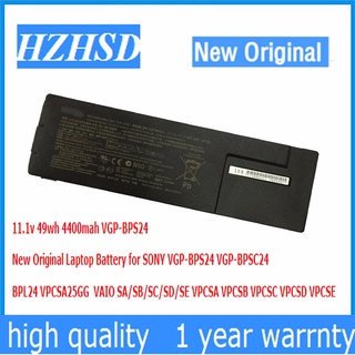 11.1v 49wh 4400mah New Original VGP-BPS24 Laptop Battery for SONY VGP-BPSC24 BPL24 VPCSA25GG  VAIO SA/SB/SC/SD/SE VPCSA