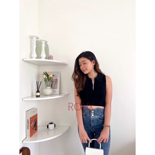 Shopatroux - เสื้อถักแขนกุด Ether