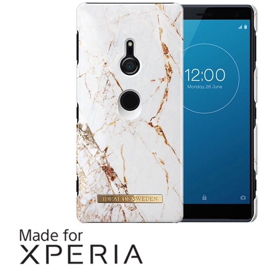 เคส สำหรับ Sony Xperia XZ2 iDEAL OF SWEDEN Fashion Case - CARRARA GOLD