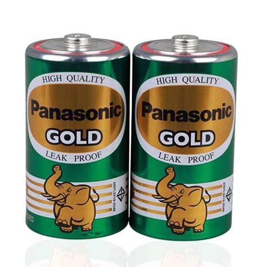 ของแท้ 100 % ถ่านพานาโซนิค GOLD R20GT/2SL D (แพ็ค 2 ก้อน)