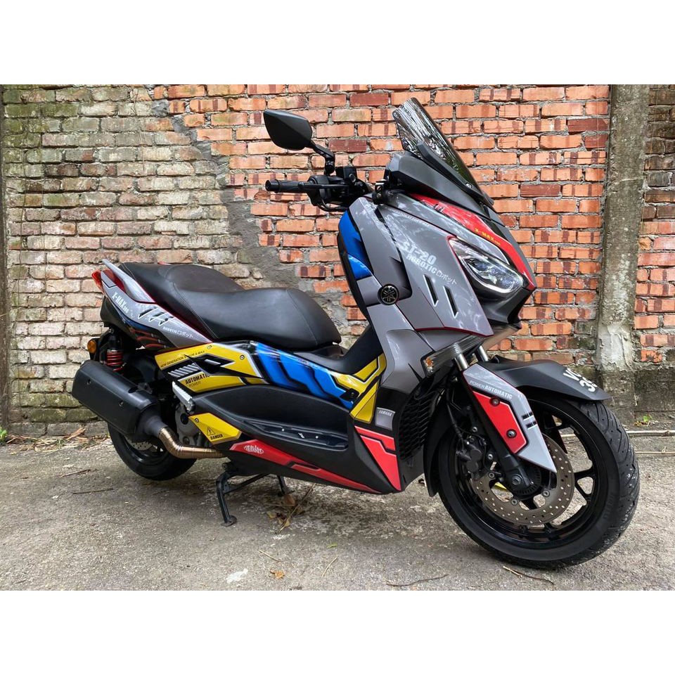 สติ๊กเกอร์ Xmax 2018-2022 ลายโรบอท งานลิขสิทธิ์แท้ © เอส.ที.สติ๊กเกอร์ | คุณภาพ3M - รูปที่ 3