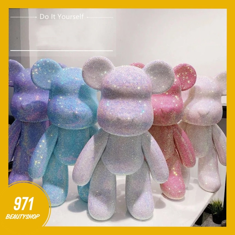BEARBRICK WITH STONE 23CM - รายการ AT SHOP