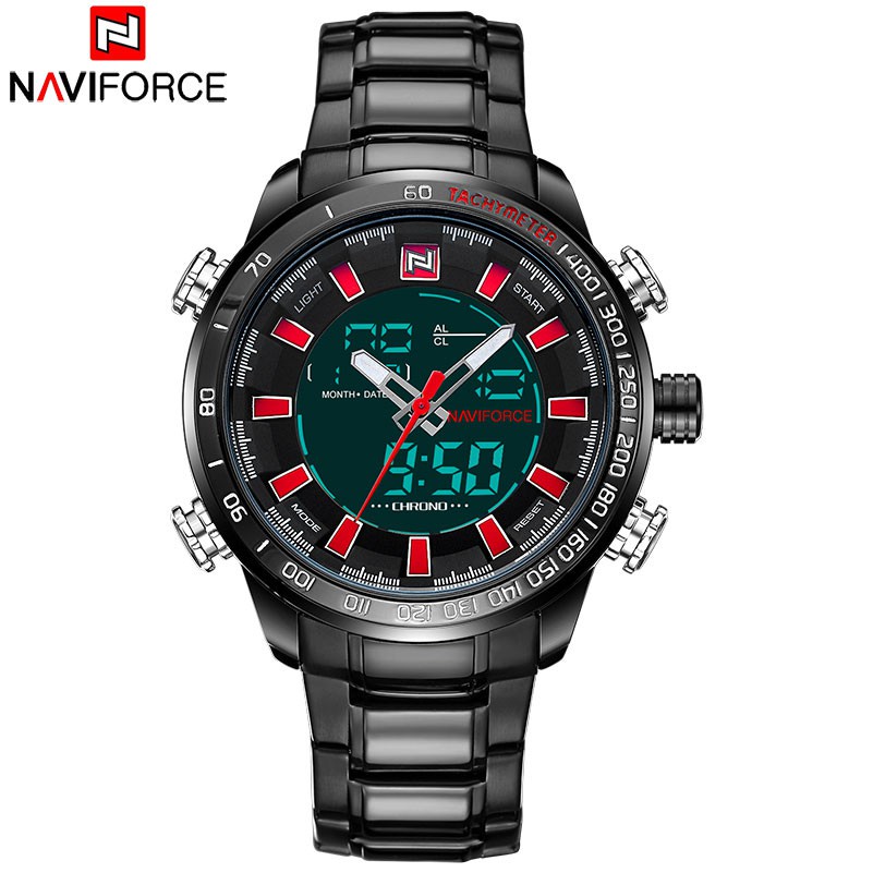 MK นาฬิกา Naviforce รุ่น NF9093M สีแดง/ดำ ของแท้ รับประกันศูนย์ 1 ปี #NF NF9093
