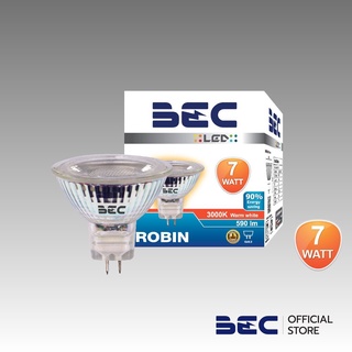 BEC ROBIN 7W หลอดไฟ LED ขั้ว GU5.3 MR16 จำนวน 2 หลอด