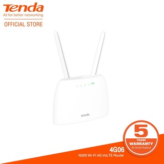 Tenda 4G06 4G N300 router เร้าเตอร์ใส่ซิมปล่อย WI-FI สามารถเชื่อมต่อกับโทรศัพท์ได้.