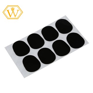 ☀In Stock☀8pcs Alto/Tenor Saxophone Sax Mouthpiece Patches Pads Cushions Black---0.8mm