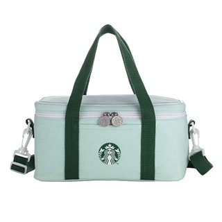 starbucks taiwan cooling bag กระเป๋าเก็บความเย็นสตาร์บัคส์ สตาร์บัคส์ไต้หวัน กระเป๋าเก็บความร้อน กระเป๋าปิกนิก ปิ่นโต