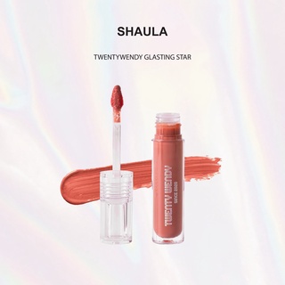 TWENTYWENDY | Glasting Water Tint - SHAULA (MLBB) ลิปทิ้นเนื้อฉ่ำวาวสีชมพูตุ่นนู้ดธรรมชาติ บางเบา ไม่ตกร่องกลบสีปากได้ดี