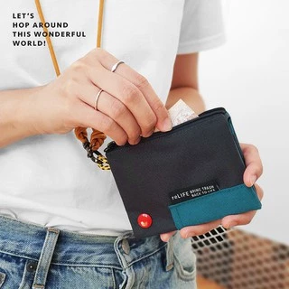 Hop relife stone wallet กระเป๋าสตางค์รุ่นฮอป | ที่ใส่บัตร มีสายคล้องคอ