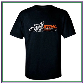 เสื้อยืดแฟชั่น✧❀☎Stihl T เสื้อ Chainsaw เสื้อผ้าผู้ชายสีดำขนาด S-2Xl-3Xl Tee เสื้ออินเทรนด์ Streetwear