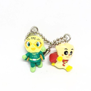 Anpanman ( Melonpanna/Creampan ) พวงกุญแจคู่ จาก อันปังแมน แท้จากญี่ปุ่น