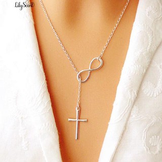 👍🎀สร้อยคอแบบ Cross Choker แบบผู้หญิง 8 ชิ้น