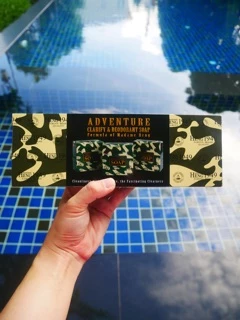 📌150กรัม✖️3ก้อน📌 สบู่ทหาร สบู่แอดแวนเจอร์ มาดามเฮง Madame heng adventure clarify & deodorant soap