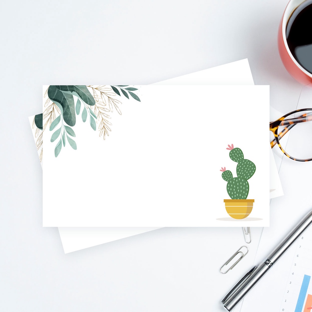 การ์ดอวยพร 10 ชิ้น G737