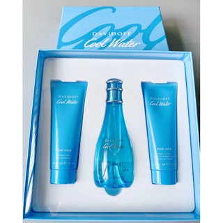 Davidoff Davidoff Cool Water Women Gift Set 3 Items