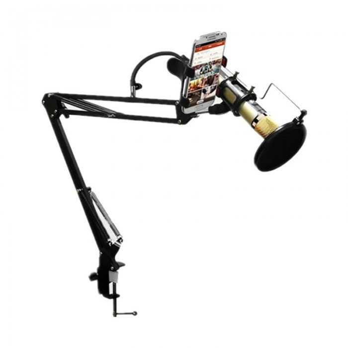 Remax Mobile Recording Studio Set Microphone Holder Stand CK100 Live ...