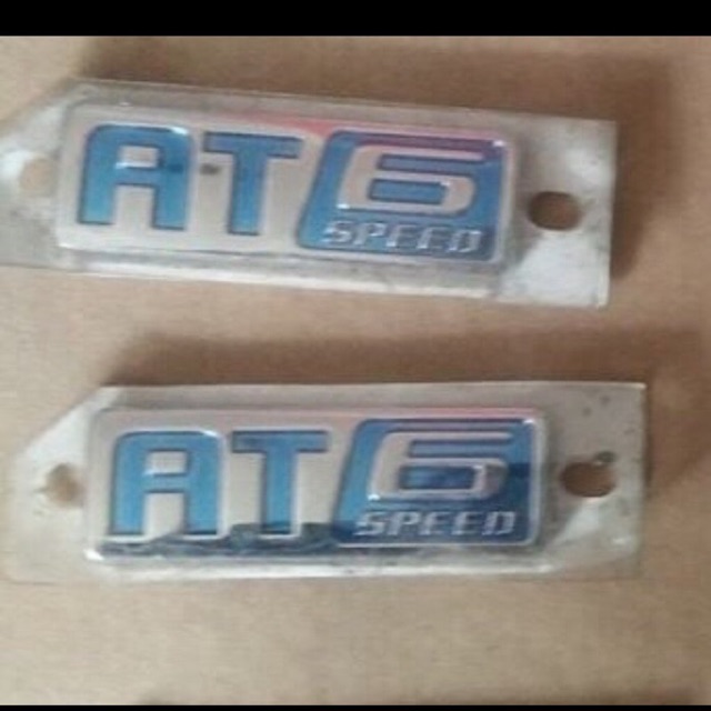 สัญลักษณ์ความเร็ว Chevrolet Spin AT6 / การเขียนความเร็ว AT6