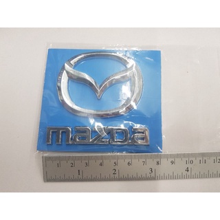 Logo mazda 6.5cm ตัว mazda 7cm เป็นชุด