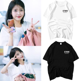 เสื้อยืด Iu Li Zhien เสื้อยืดแขนสั้น คอกลม ทรงหลวม สไตล์สตรีท แฟชั่นฤดูร้อน สําหรับผู้ชาย และผู้หญิง