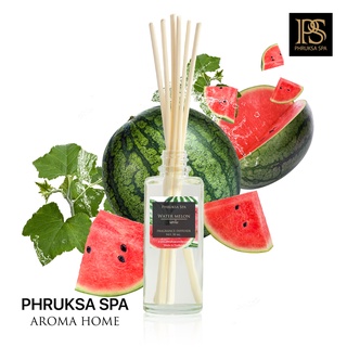 PHRUKSA SPA ก้านไม้หอมปรับอากาศ กลิ่นแตงโม 50 มล. (Reed Diffuser Water Melon)แถมฟรี! ก้านไม้หวาย