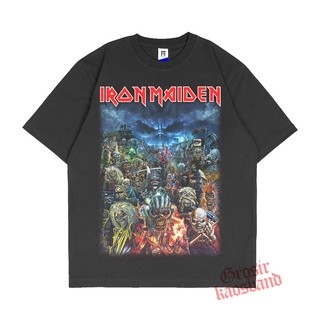 oversize T-shirt เสื้อเชิ้ต Iron MAIDEN metal Shirt - ICON Tshirt Ironmaident Premium Shirt For Men Women tag merchcons