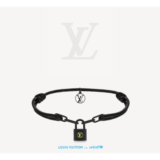 Louis Vuitton สร้อยข้อมือไทเทเนียม สีดํา 2022