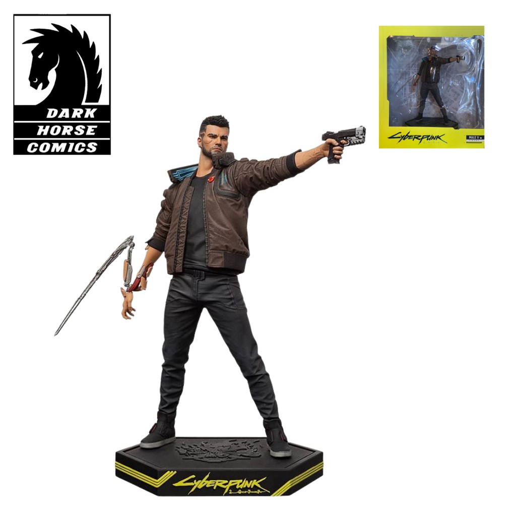 DARK HORSE Cyberpunk 2077 Male V Figure***Damaged Box