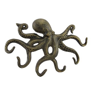 SPI Home : SPI34061* ตะขอติดผนังสำหรับแขวนเสื้อผ้า Swimming Octopus Antique Bronze Finish Decorative Wall Hook